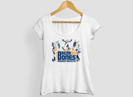 T-Shirt Break Ya Bones femme